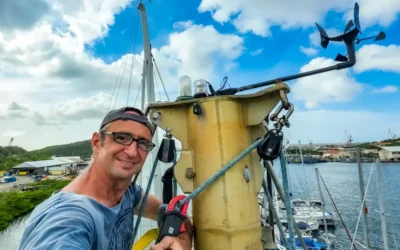 First sail after 75 days on the hard