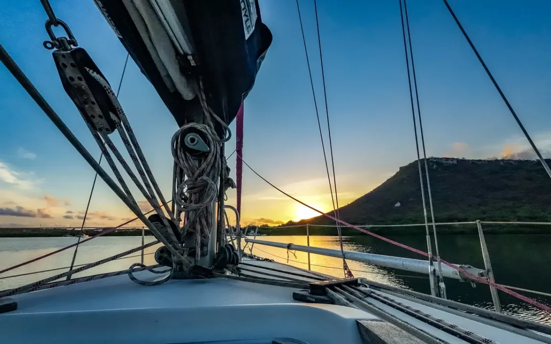 Sonnenaufgang am Ankerplatz