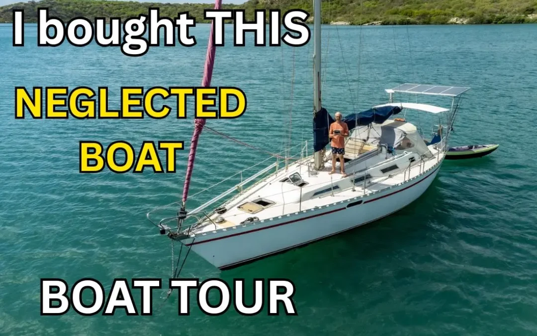I Bought a Neglected Sailboat in Bonaire – And Here’s the Full Boat Tour (GibSea 402)
