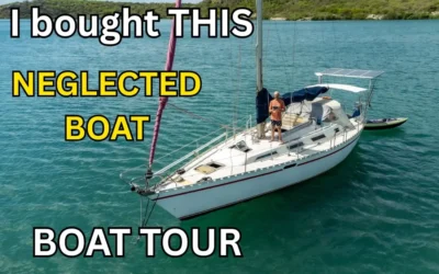 I Bought a Neglected Sailboat in Bonaire – And Here’s the Full Boat Tour (GibSea 402)