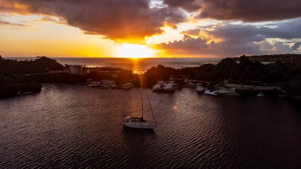 SY ANIMA in Spanish Water Curacao SY ANIMA in Spanish Water Curacao