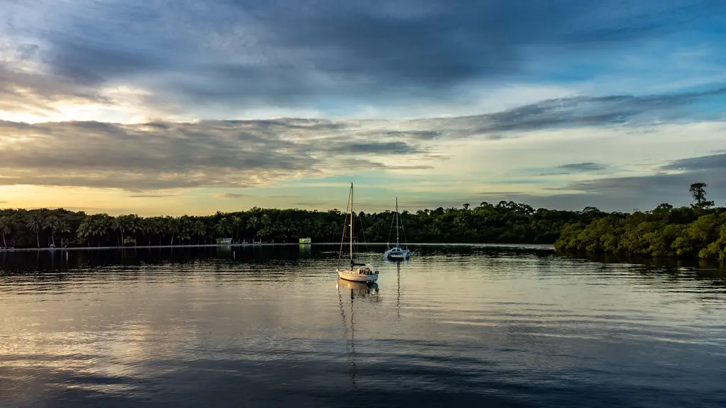Anchored at Playa Estrella