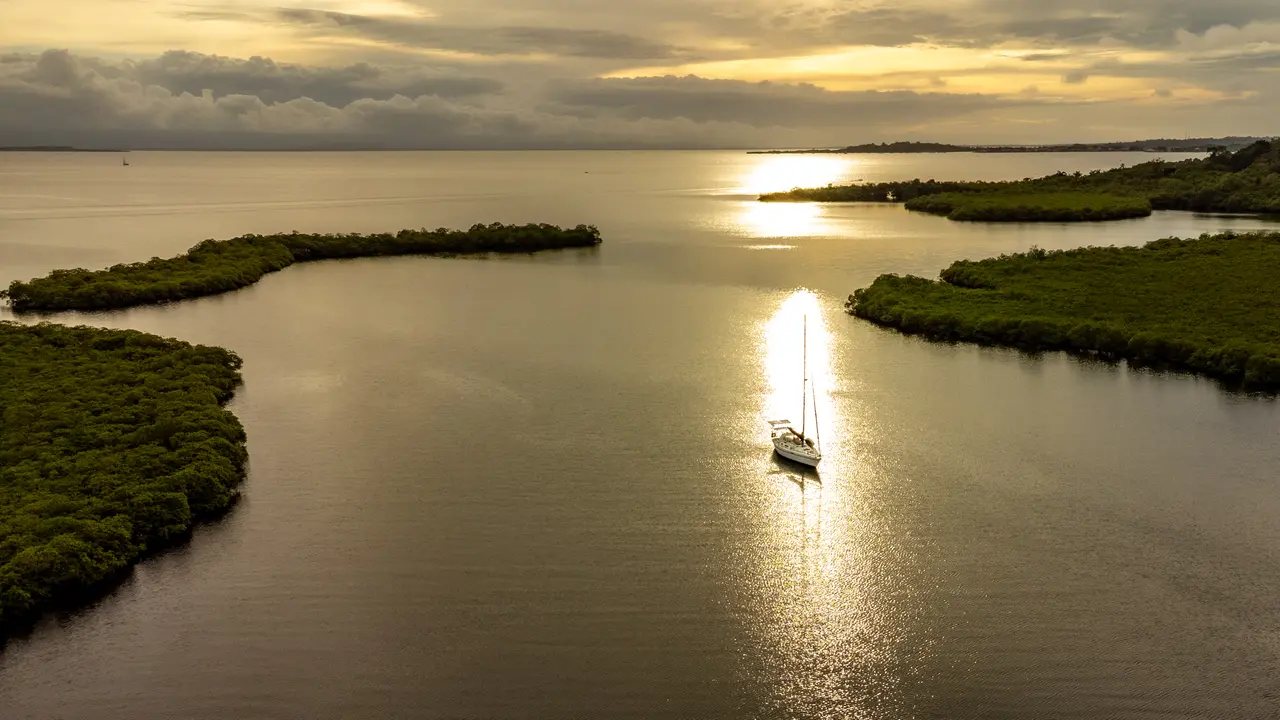 Isla Solarte anchorage Isla Solarte anchorage