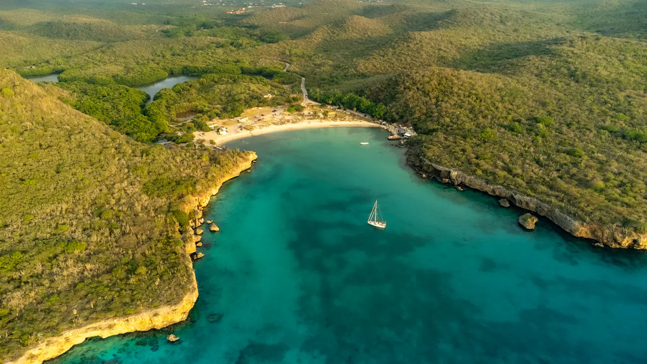 Santa Cruz Anchorage in Curacao